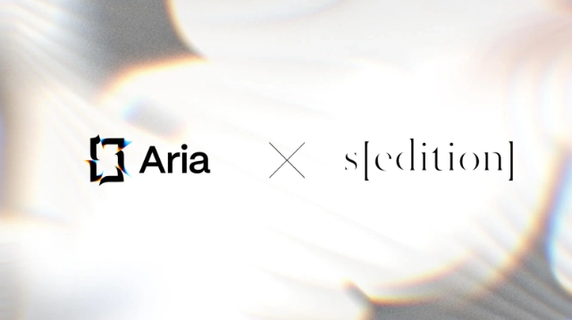 Aria 与全球数字艺术平台 Sedition 签署合作伙伴关系